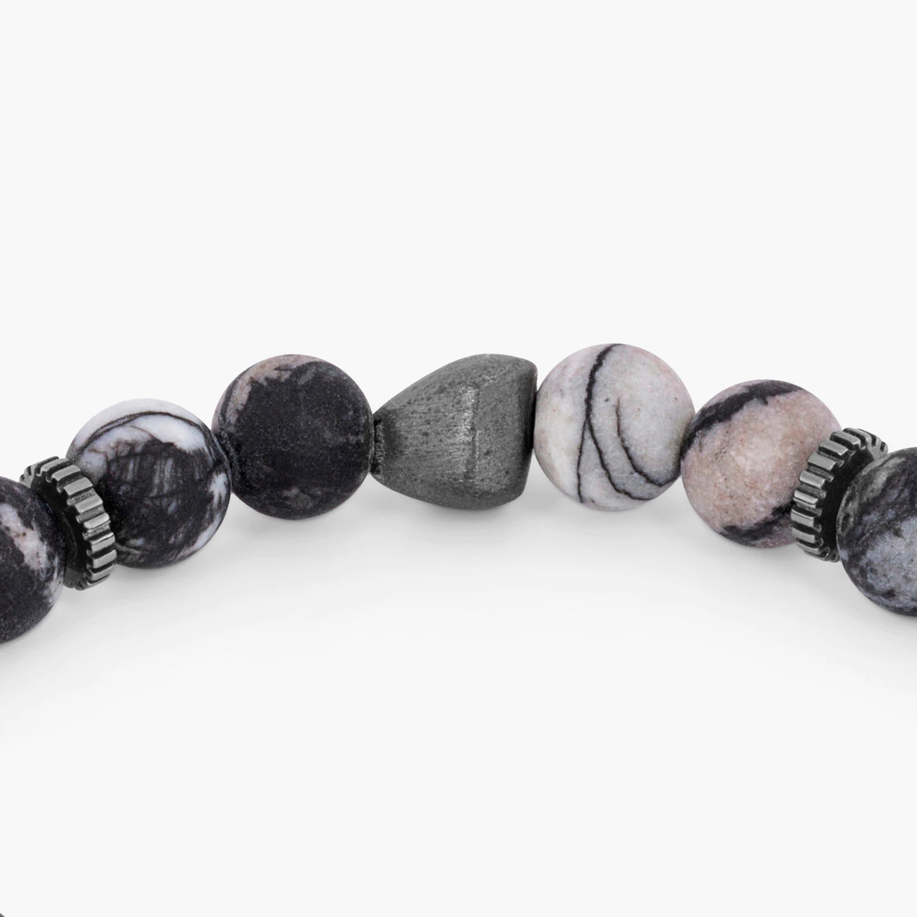 Tateossian Spiderweb Jasper Nugget Bracelet