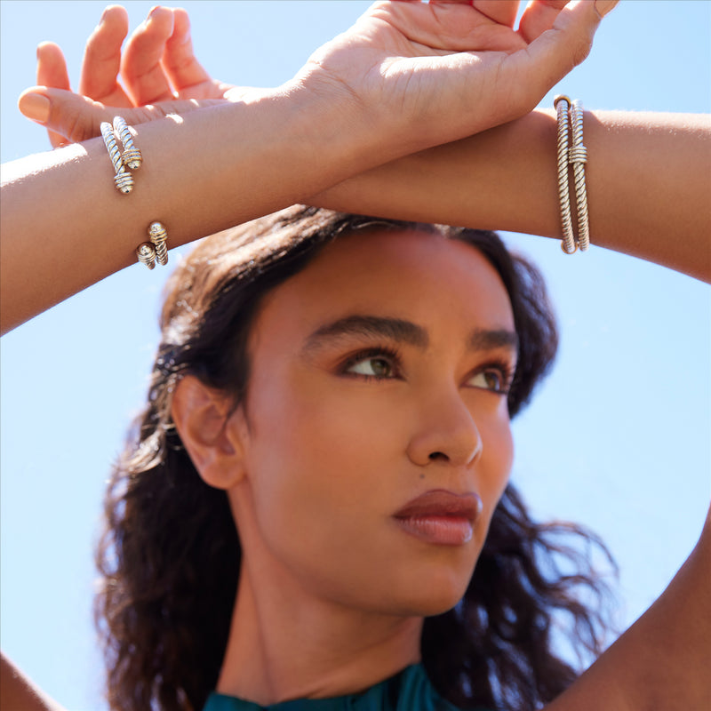 NAJO Rope Silver Tumbaga Cuff