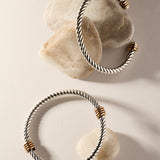 NAJO Rope Silver Tumbaga Cuff