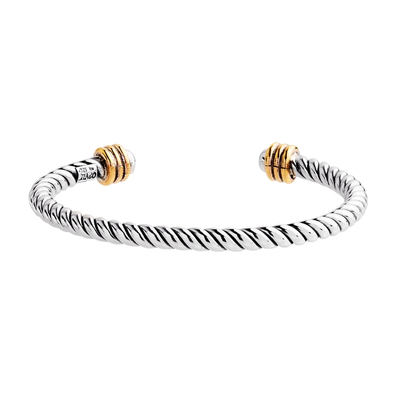 NAJO Rope Silver Tumbaga Cuff
