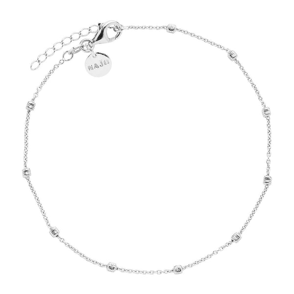 Najo Birdsong Silver Chain Anklet