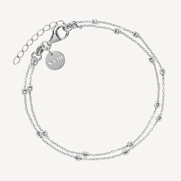 Najo Birdsong Silver Chain Bracelet