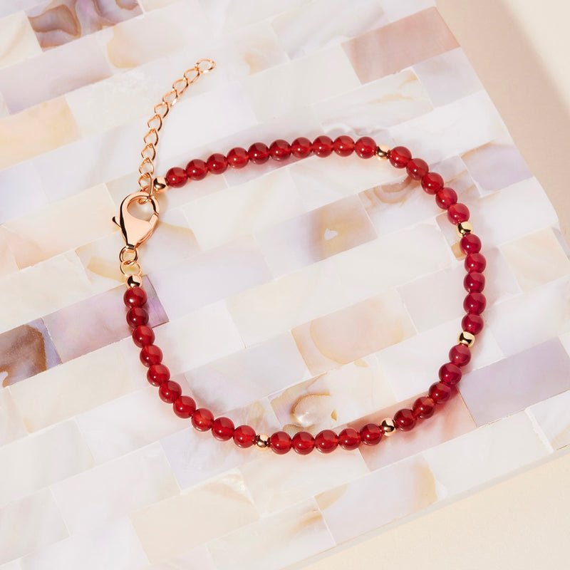 Najo Geranio Red Onyx Bracelet