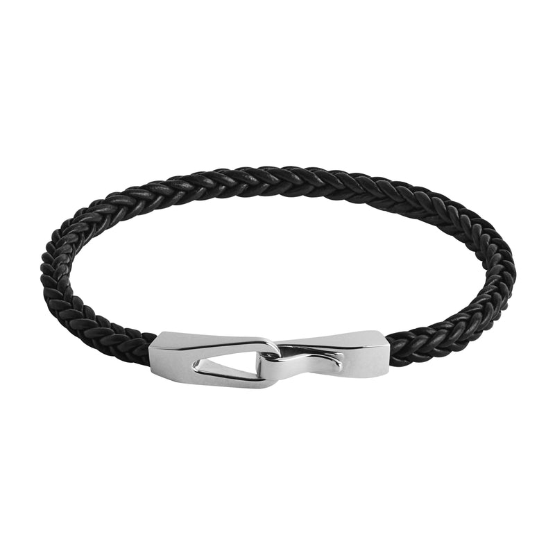 Najo Helix Mens Black Bracelet