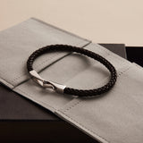 Najo Helix Mens Black Bracelet