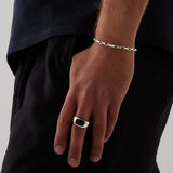 Najo Veneto Mens Silver Bracelet