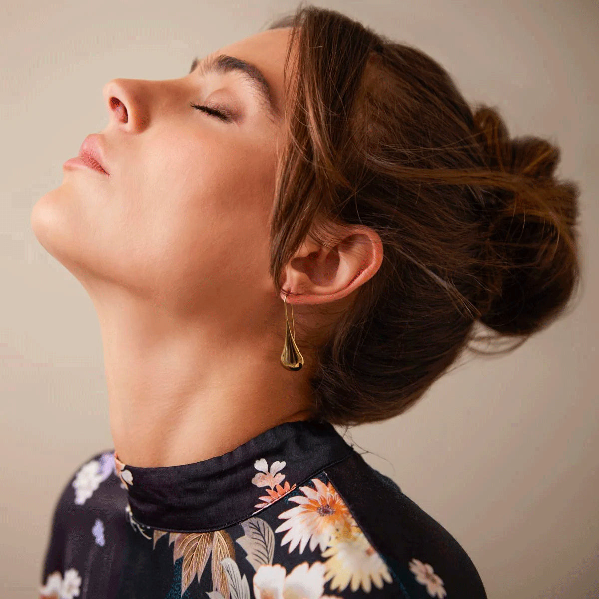 NAJO Weeping Woman Earring Yellow