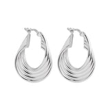 NAJO Revival Silver Hoop Earrings