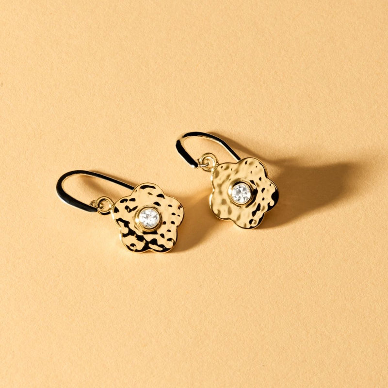 NAJO Forget-Me-Not Gold Drop Earring
