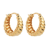 Najo Thalassa Yellow Hoop Earrings