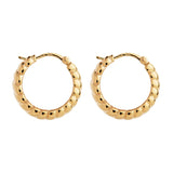 Najo Thalassa Yellow Hoop Earrings