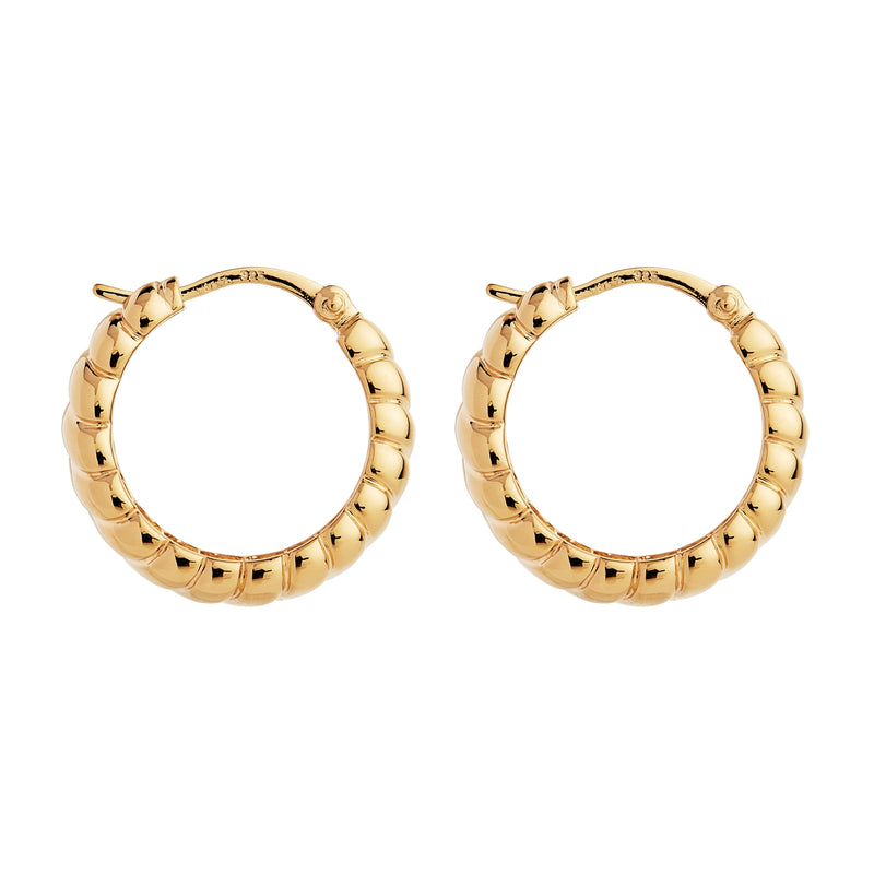 Najo Thalassa Yellow Hoop Earrings