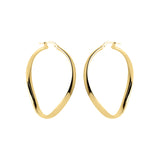 Najo Odyssey Yellow Gold Hoop Earrings