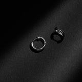 Najo Dualis Mens Oxidised Earring