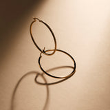 Najo Simple 45mm Hoop Earrings