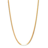 Najo Herringbone Yellow Gold Necklace