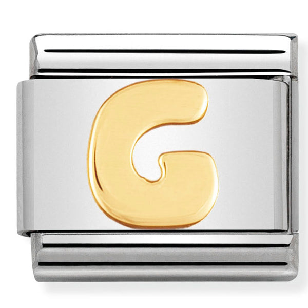 Nomination Composable 18ct Gold Letter G