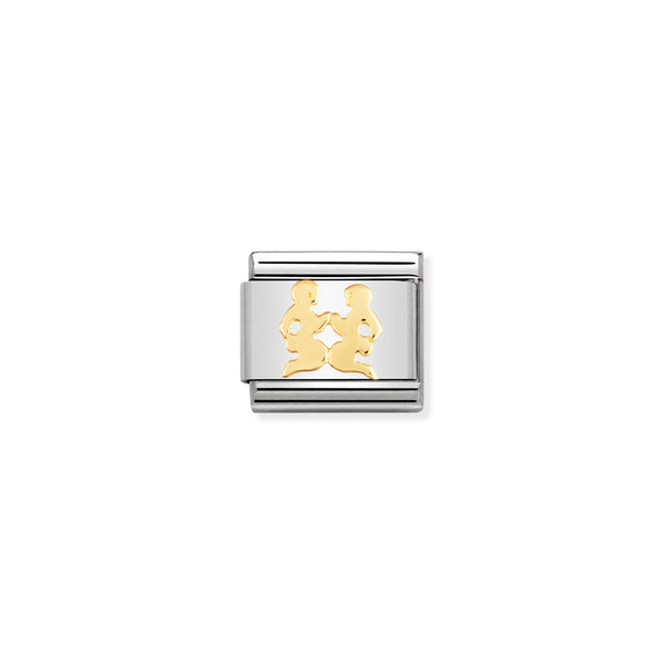 Nomination Composable 18ct Gold Zodiac Gemini