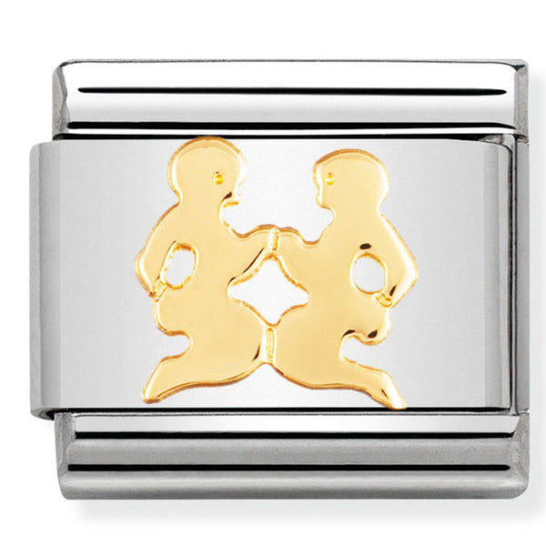 Nomination Composable 18ct Gold Zodiac Gemini