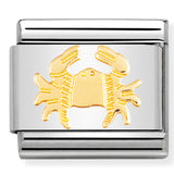 Nomination Composable 18ct Gold Zodiac Cancer