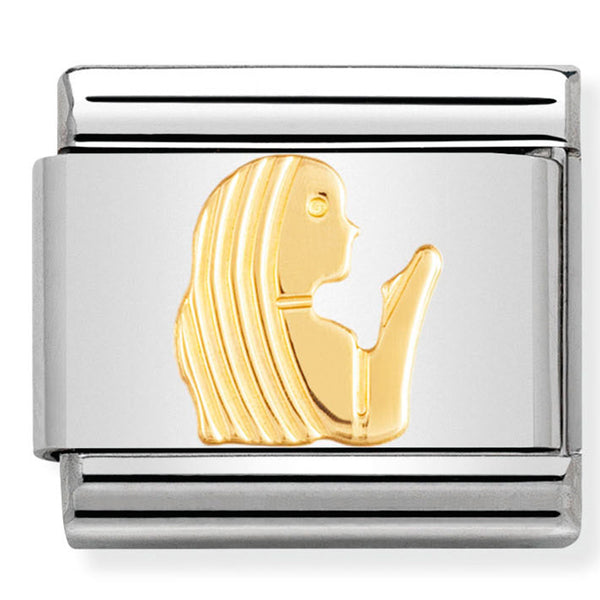 Nomination Composable 18ct Gold Zodiac Virgo