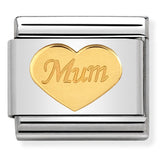Nomination Composable 18ct Gold "Mum" Heart
