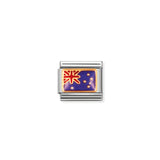 Nomination Composable 18ct Gold & Enamel Flag of Australia