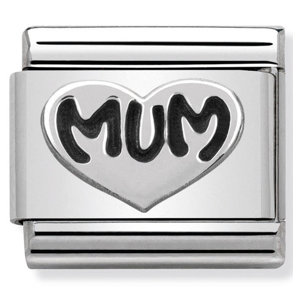 Nomination Composable Sterling Silver Mum Heart