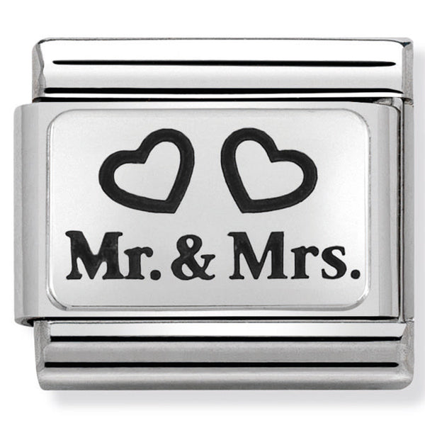 Nomination Composable Sterling Silver Mr & Mrs