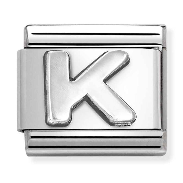 Nomination Composable Sterling Silver Letter K