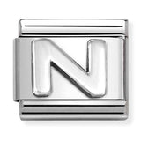 Nomination Composable Sterling Silver Letter N