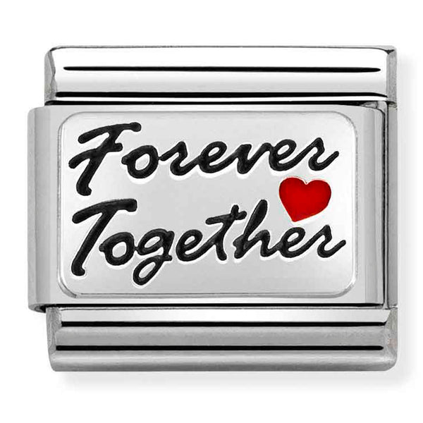 Nomination Composable Sterling Silver & Enamel Forever Together