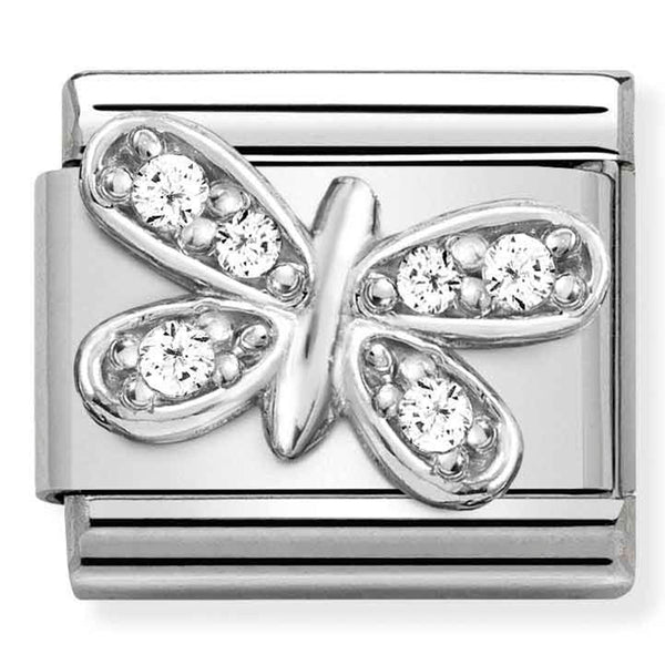 Nomination Composable Sterling Silver & CZ Butterfly