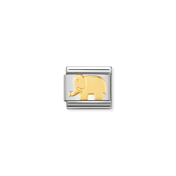 Nomination Composable 18ct Gold Elephant