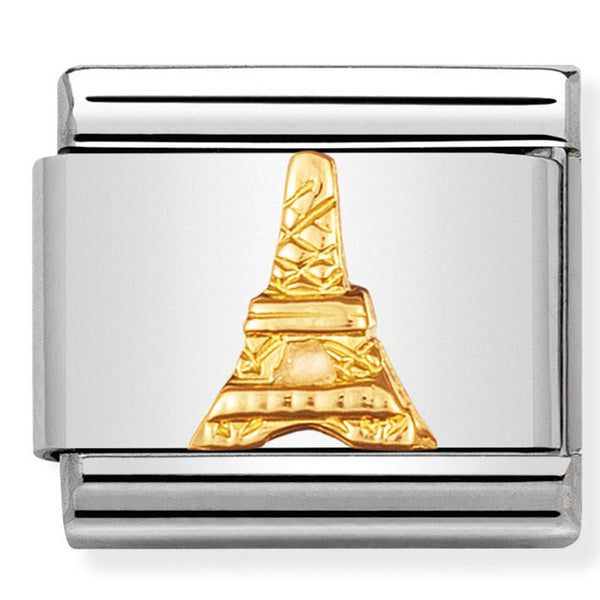 Nomination Composable 18ct Gold Eiffel Tower