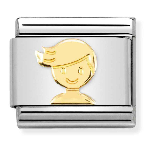 Nomination Composable 18ct Gold Boy