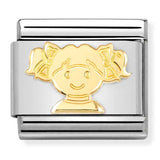 Nomination Composable 18ct Gold Girl