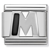 Nomination Composable Sterling Silver and Enamel Letter M