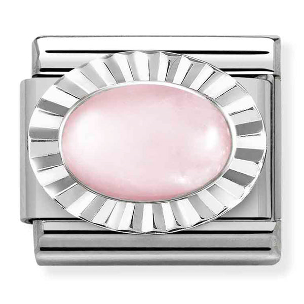 Nomination Composable Sterling Silver Rose Quartz