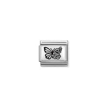 Nomination Composable Sterling Silver Butterfly and Flowers