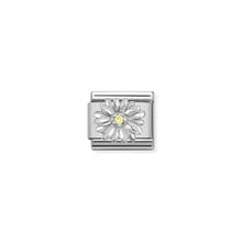 Nomination Composable Sterling Silver and Cubic Zirconia Daisy