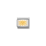 Nomination Composable 18ct Gold Sun Link