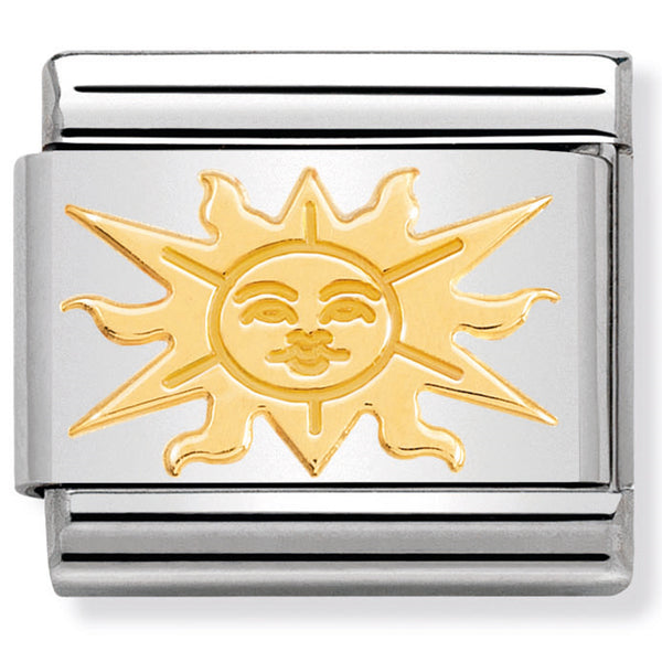 Nomination Composable 18ct Gold Sun Link