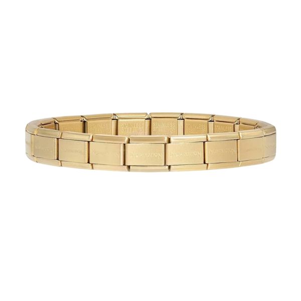 Nomination Classic Matte IP-Gold Composable Starter Bracelet