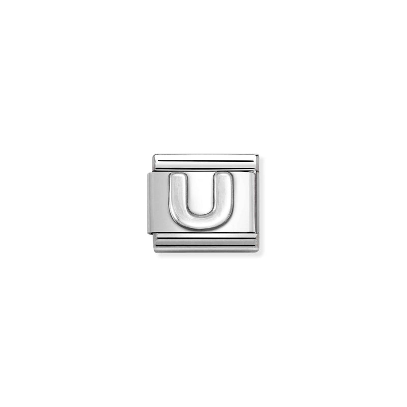 Nomination Composable Sterling Silver Letter U