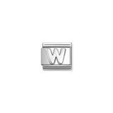 Nomination Composable Sterling Silver Letter W