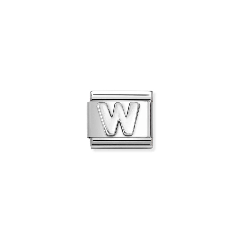 Nomination Composable Sterling Silver Letter W