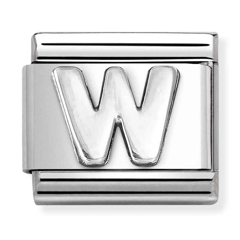 Nomination Composable Sterling Silver Letter W