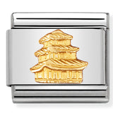 Nomination Composable 18ct Gold Pagoda Link