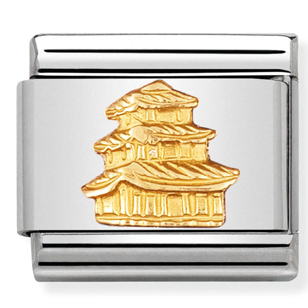 Nomination Composable 18ct Gold Pagoda Link